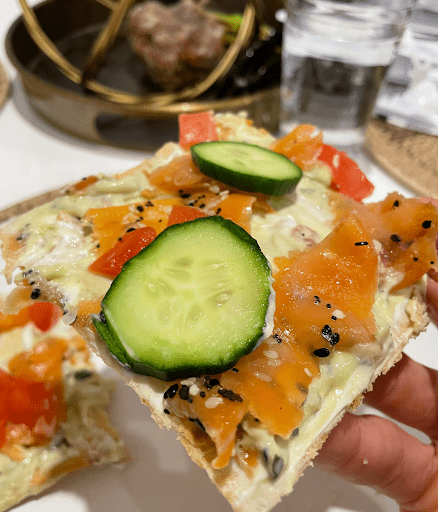 Everything But the Bagel Lox Pizza