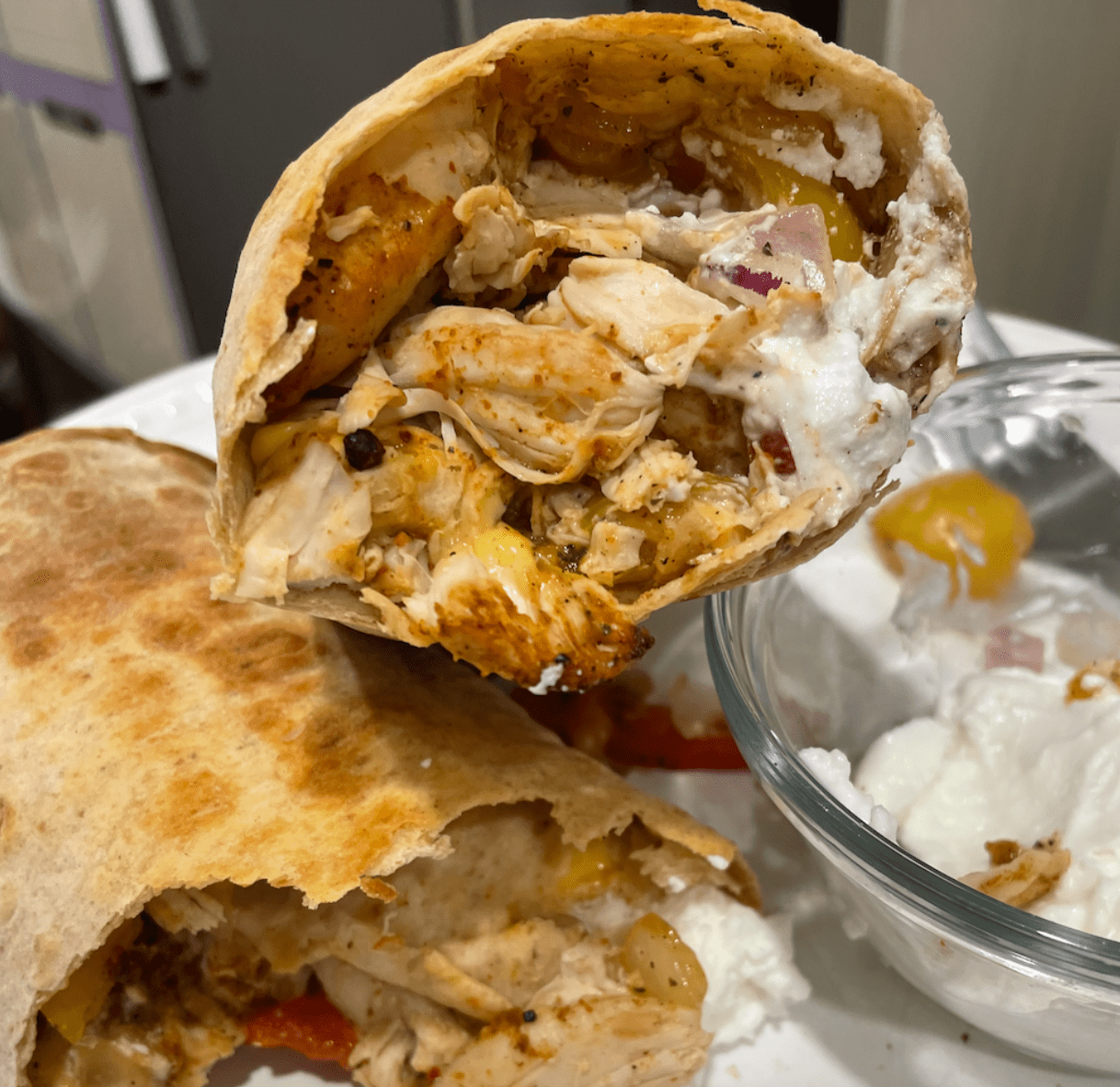 Chicken Fajita Burrito